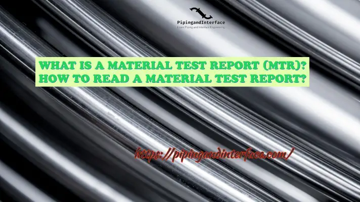 What is a material test report