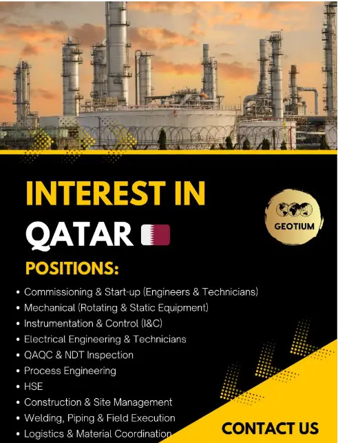 Engineering Jobs in Qatar