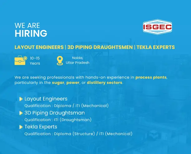 ISGEC Recruitment