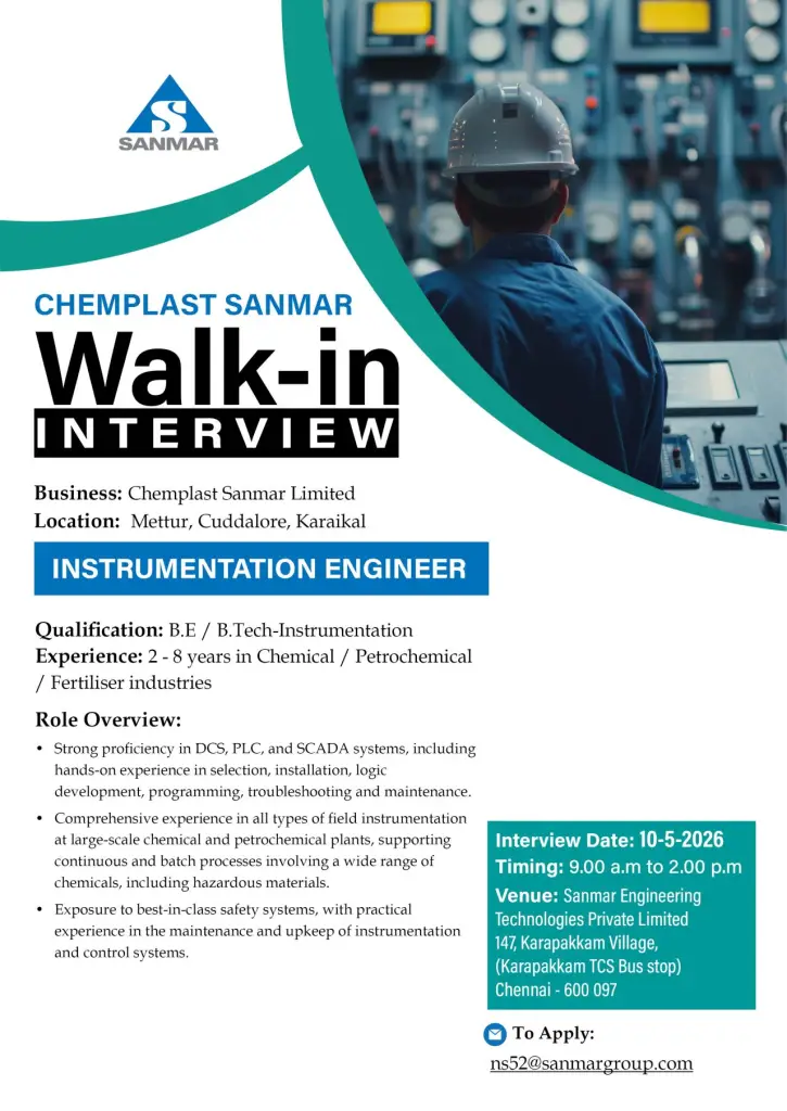 Instrumentation Engineer