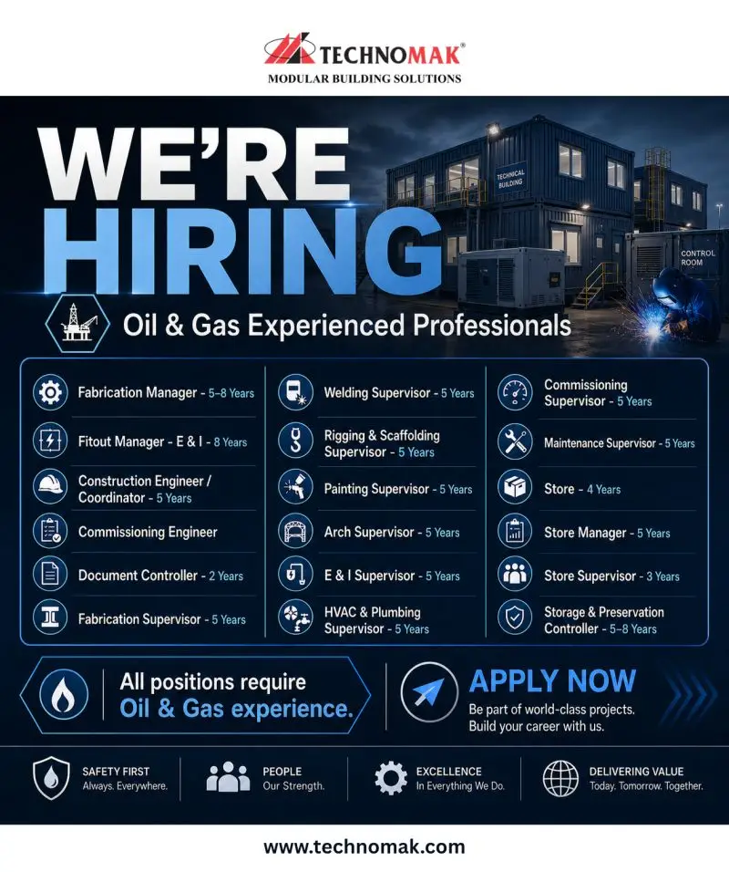 Technomak UAE Jobs