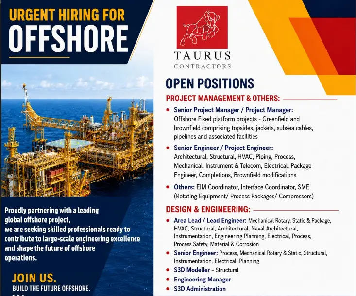 Taurus Offshore Hiring