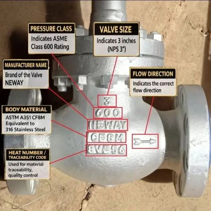 Valve Marking