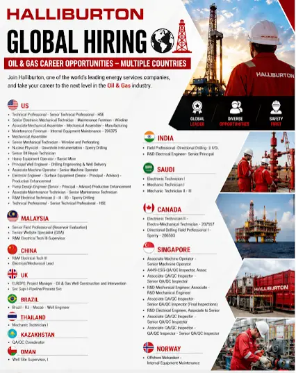 Halliburton Hiring