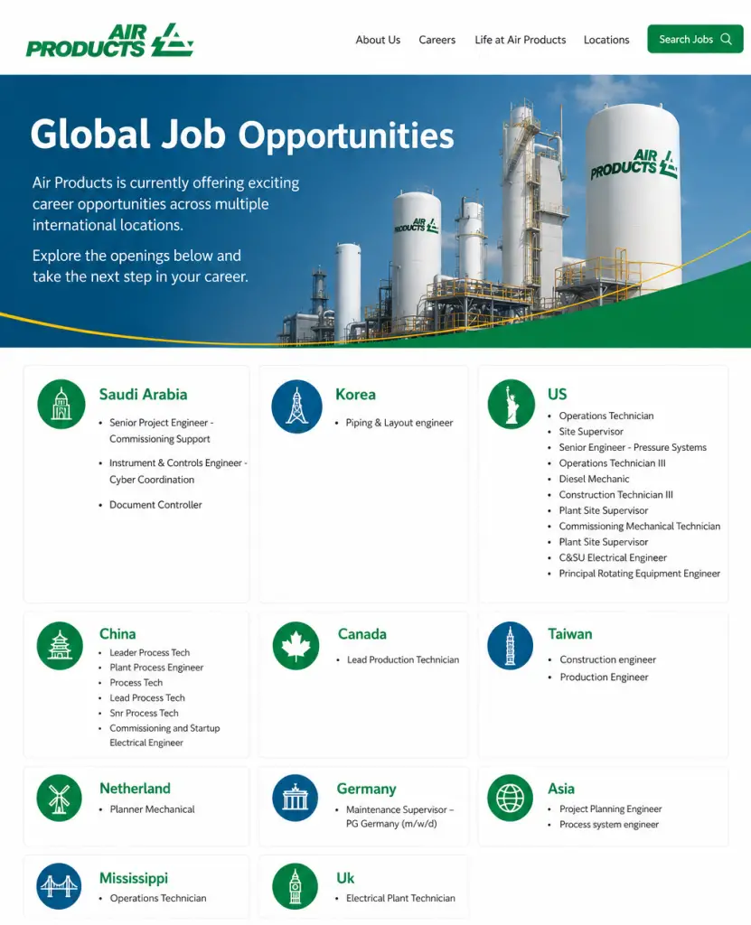 Air Products Jobs Hiring