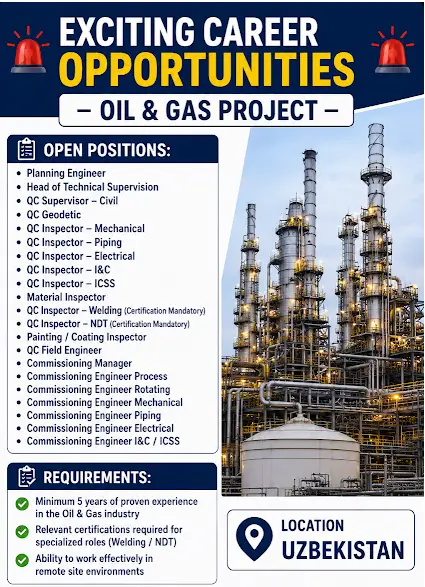 Uzbekistan Oil and Gas Jobs