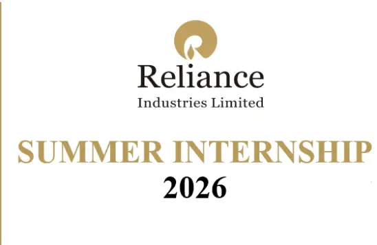 Reliance Summer Internship 2026