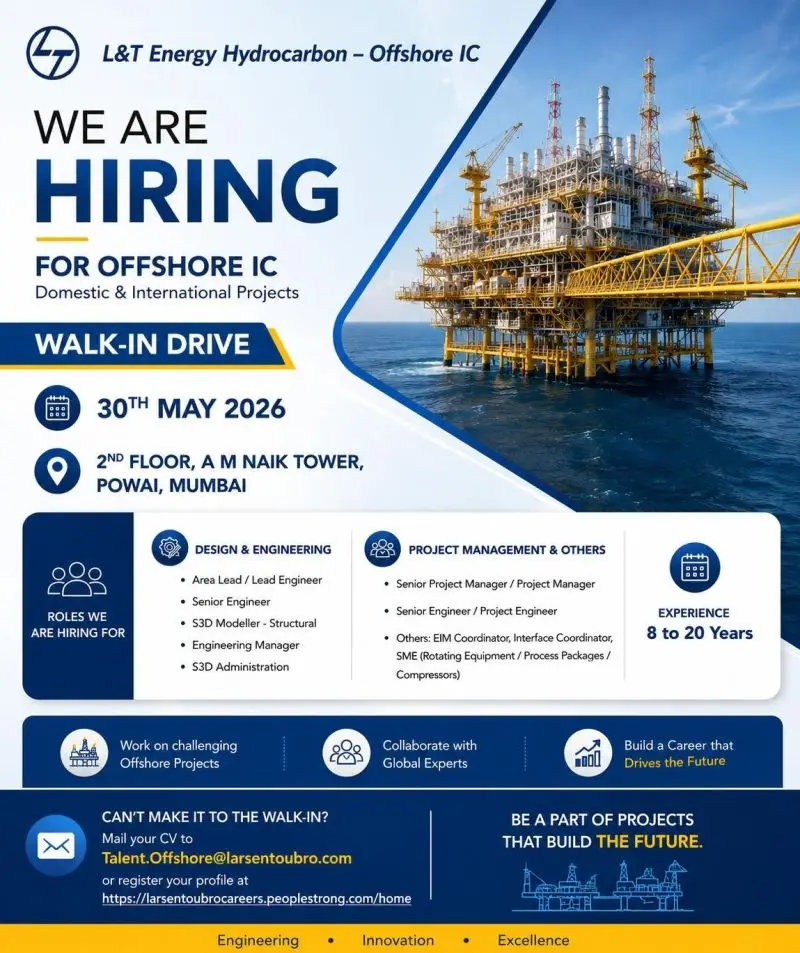 L&T offshore walk-in