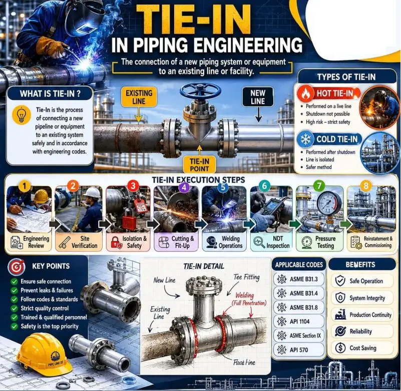 Tie-in in Piping and Pipeline Engineering