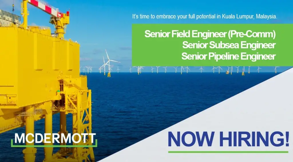 Mcdermott Malaysia Hiring