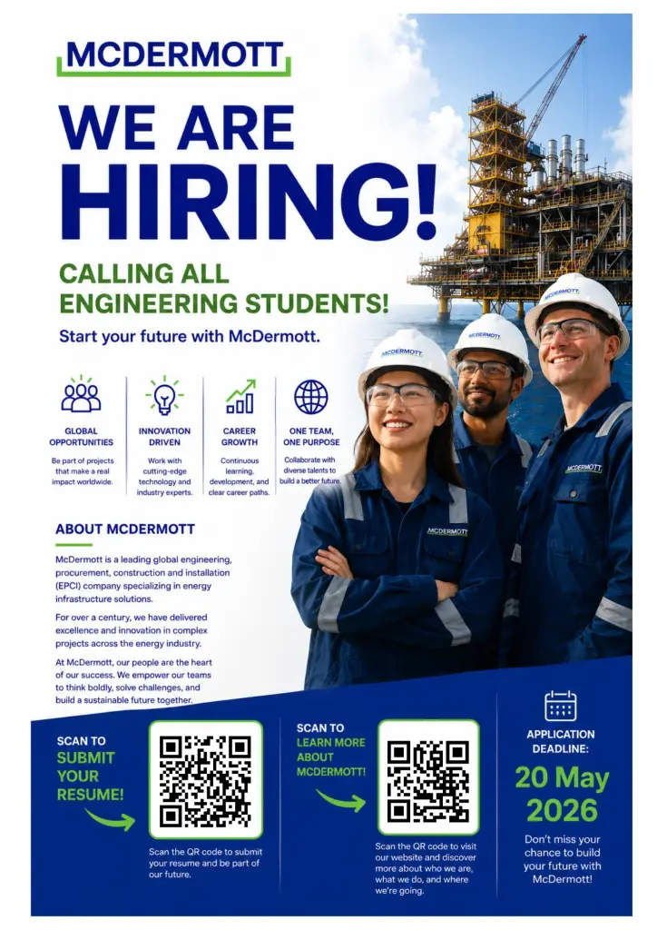 Mcdermott hiring for UTM