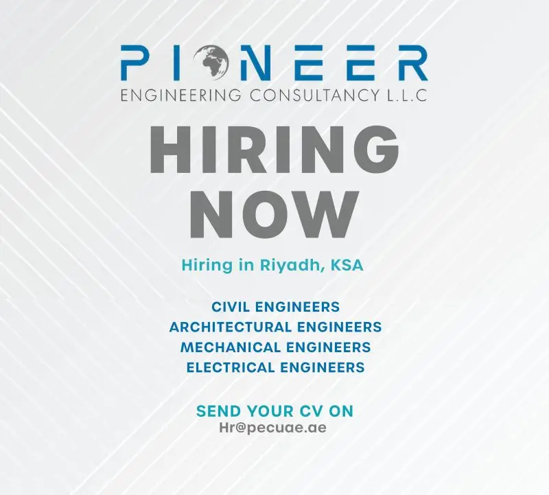 Saudi Recruitment for Freshers