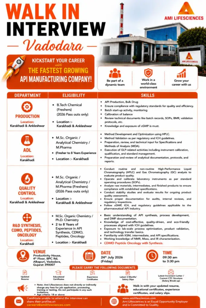 Ami Lifescience Walk-in