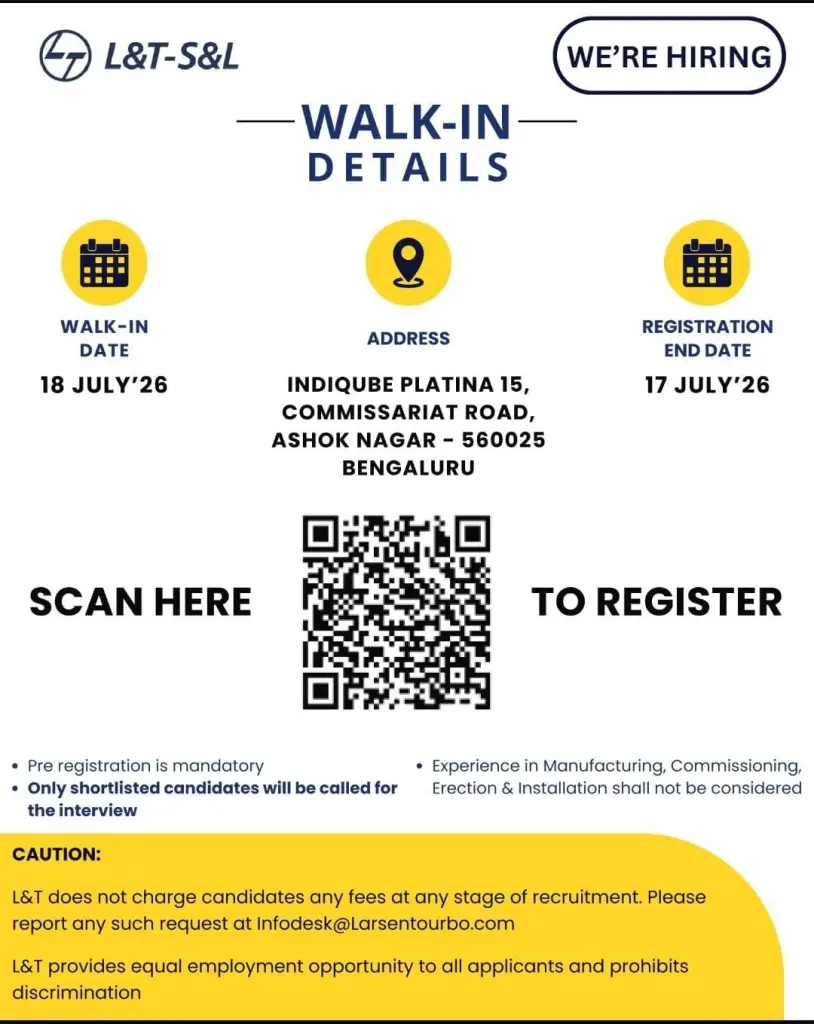 L&T Walk-in