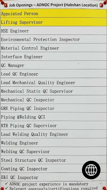 ADNOC Hiring