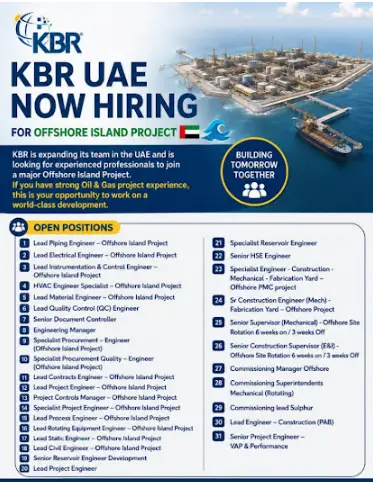 KBR UAE Jobs