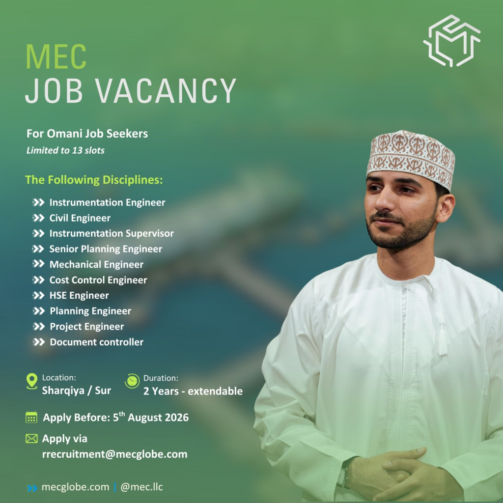 MEC Oman Recruitment