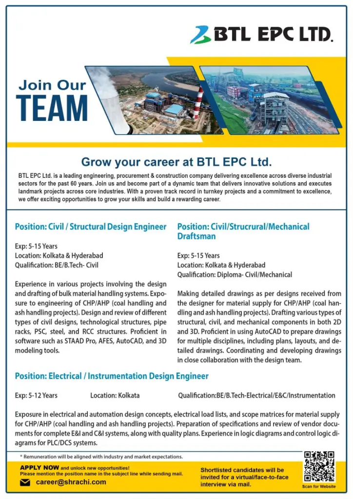 BTL EPC Hiring