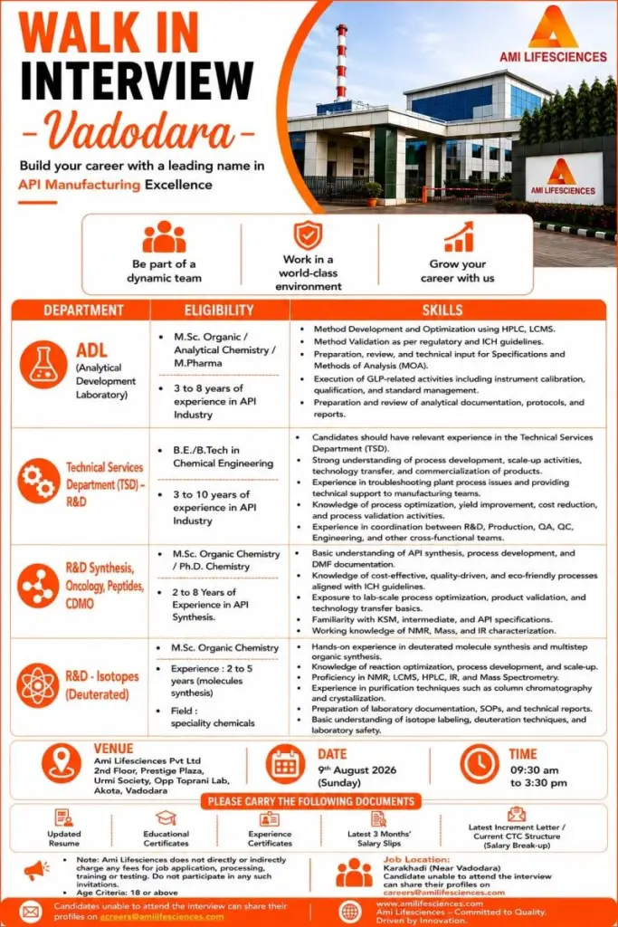 Ami Life Science Walk-in