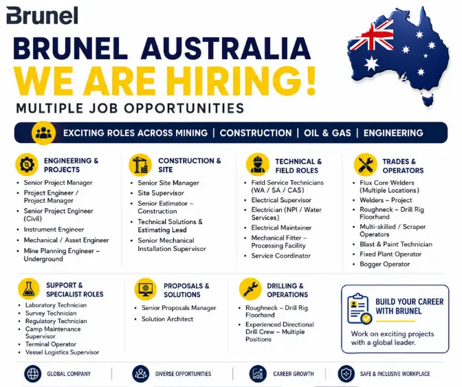 Brunel Australia Jobs