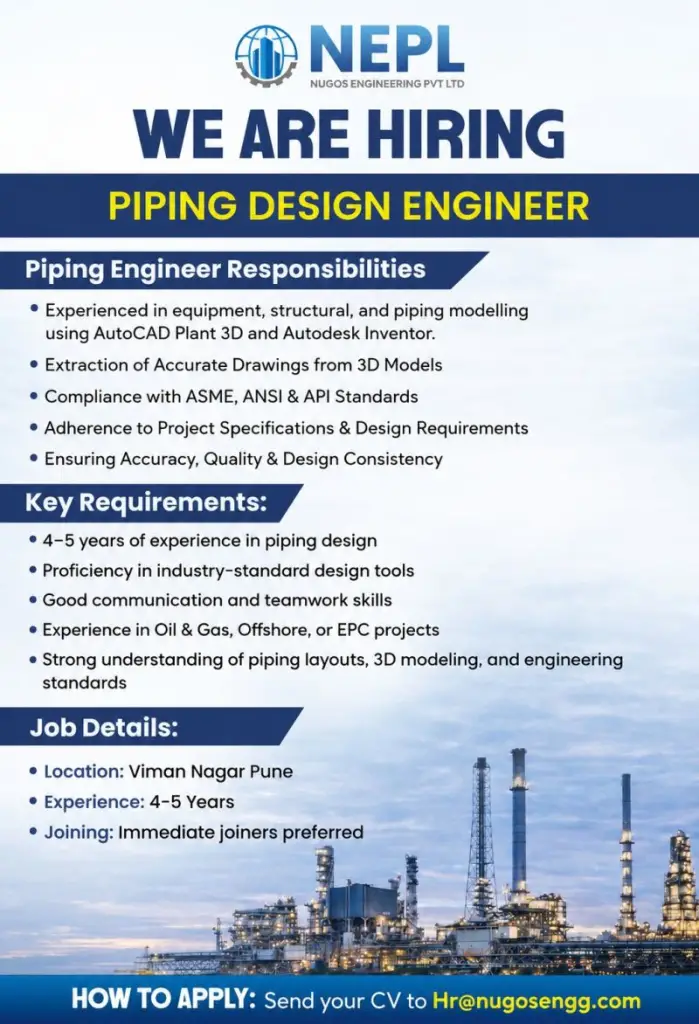 Piping Designer at NEPL