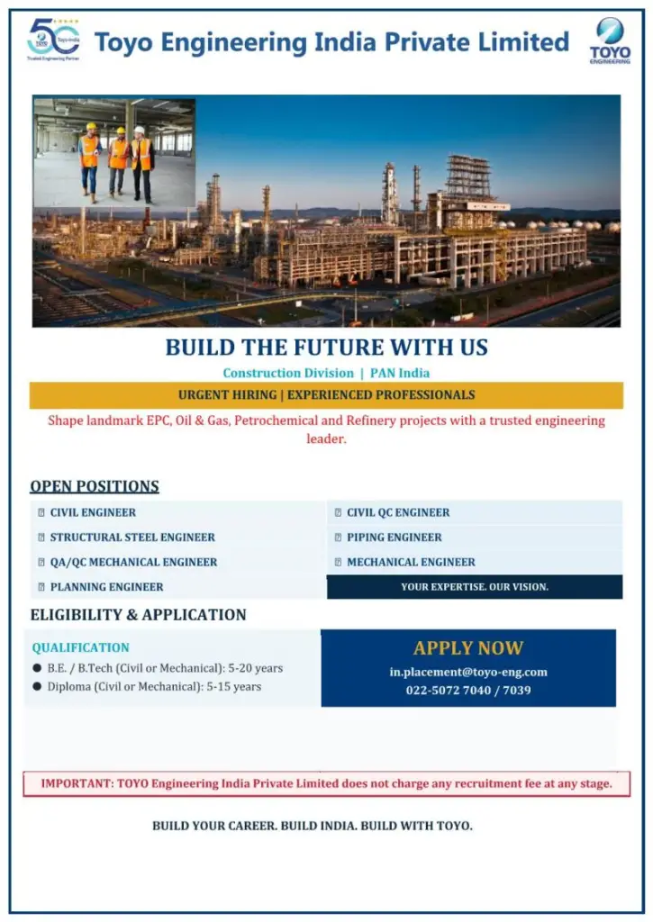 Toyo Recruitment