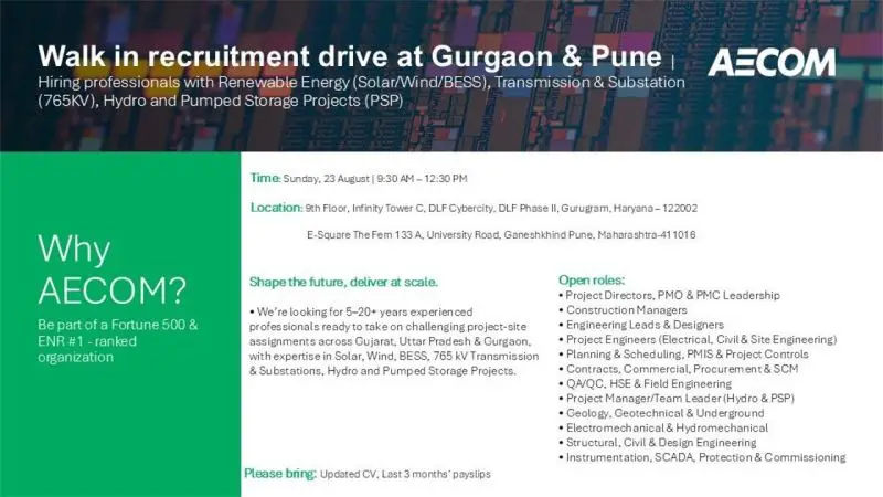 AECOM India Walk-in