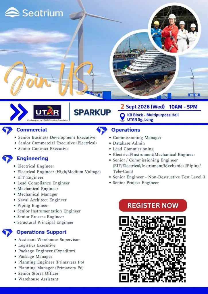 Seatrium Malaysia Recruitment