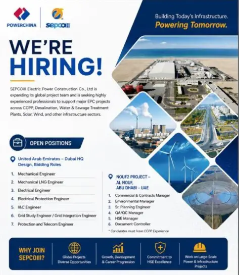 SEPCO III Hiring