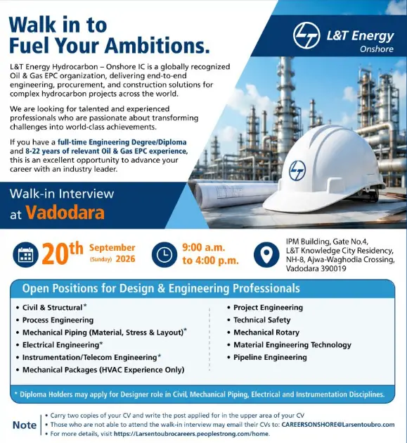 L&T Hydrocarbon Walk-in