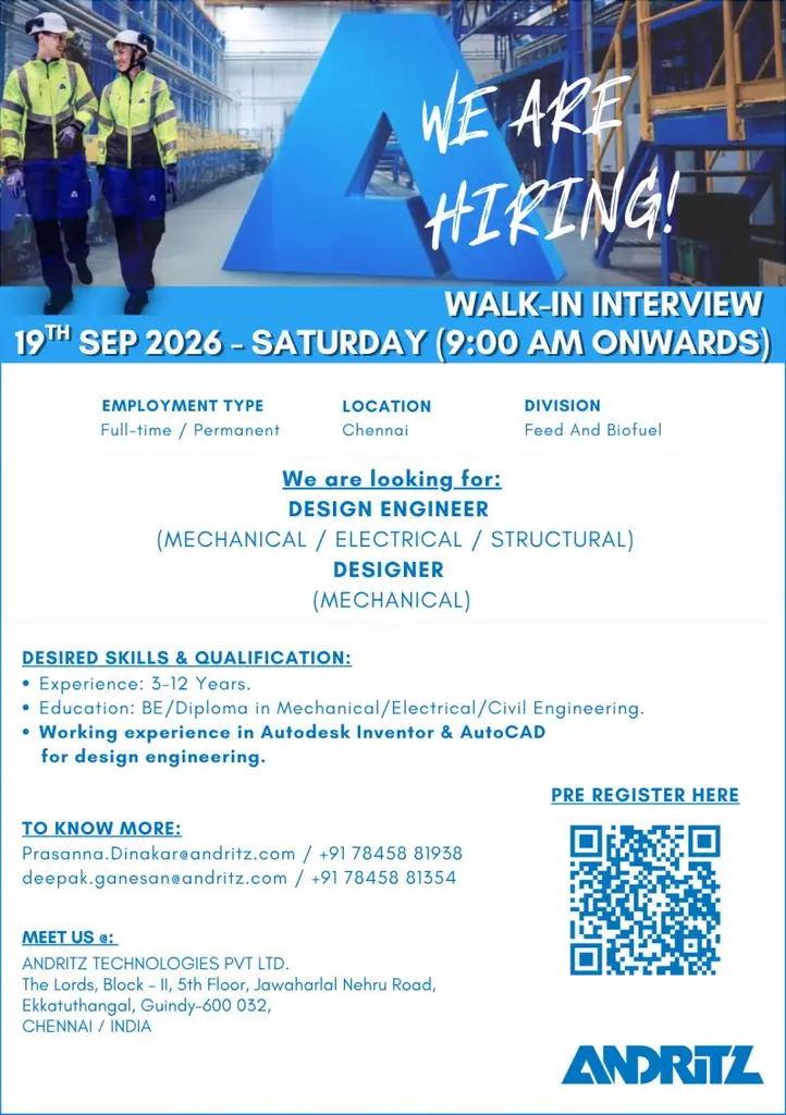 Andritz walk-in