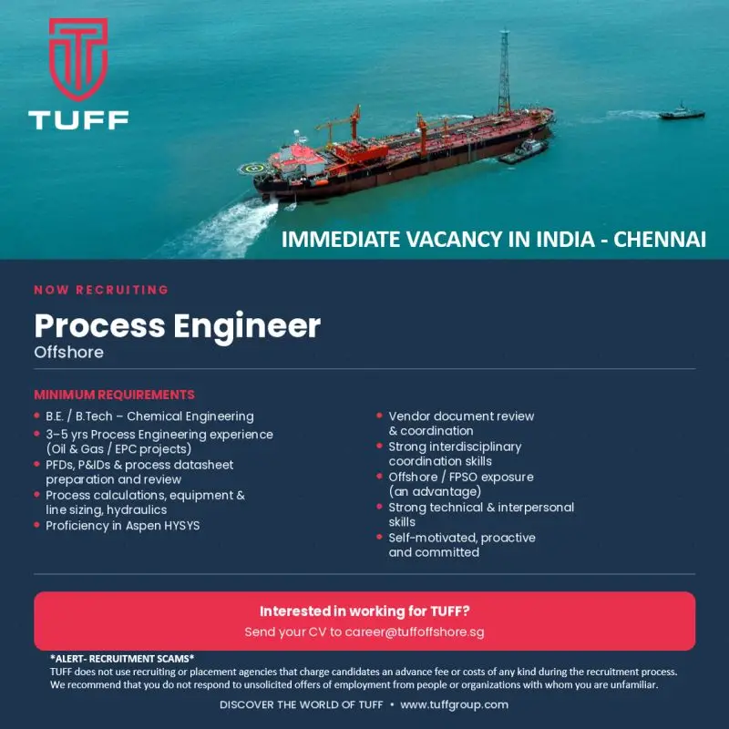 Process Engineer Tuff