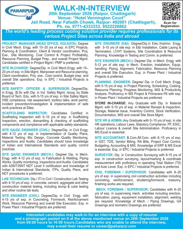 Paharpur Cooling Tower Walk-in