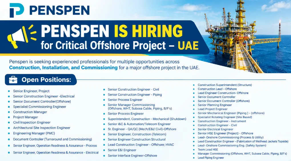 Penspen UAE Hiring
