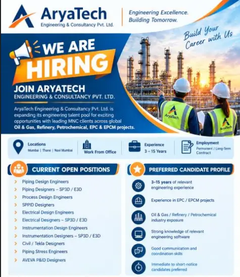 Aryatech Recruitment